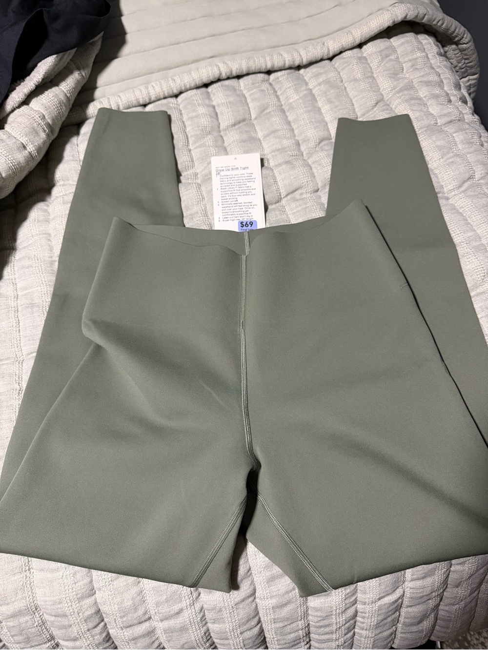 Lululemon High-Rise Sculpting Leggings - Sage Green
